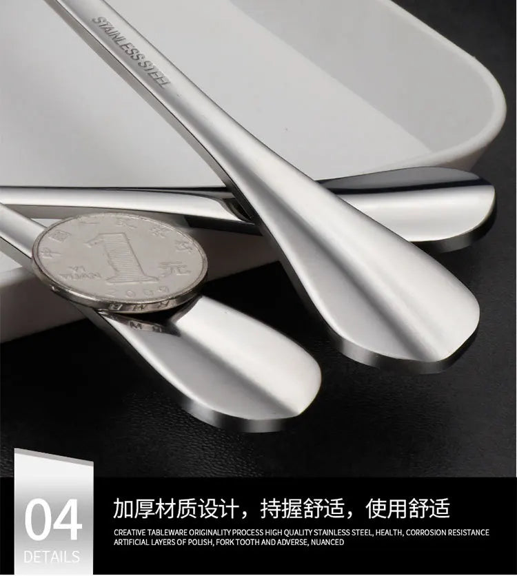 Stainless steel serving spoon, restaurant utility spoon, hotel serving spoon, cafeteria self-service serving spoon