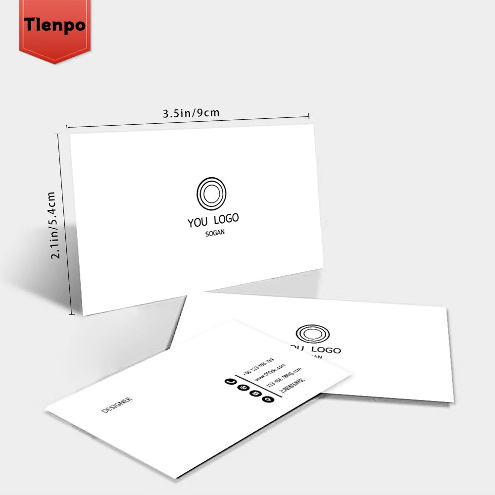 200pcs, Custom Business Cards/Cards, Business Cards, Desktop Business Cards, Thank You Cards, Business Cards, Waterproof Surface