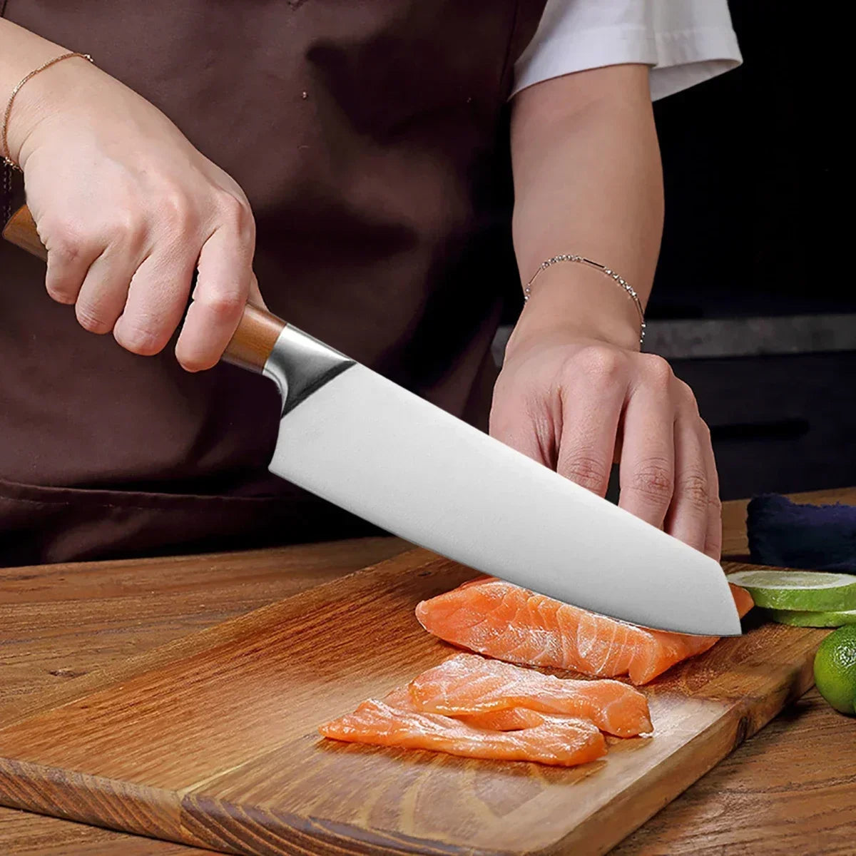 Japanese Chef's Knives Kitchen Boning Knife Meat Cleaver Fish Slicing Stainless Steel Butcher Knife Kitchen Accessories
