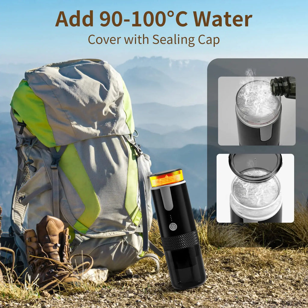 2024 New Portable Coffee Machine Coffee Maker Electric Capsule Ground Coffee Brewer Fit For Coffee Powder and Coffee Capsul