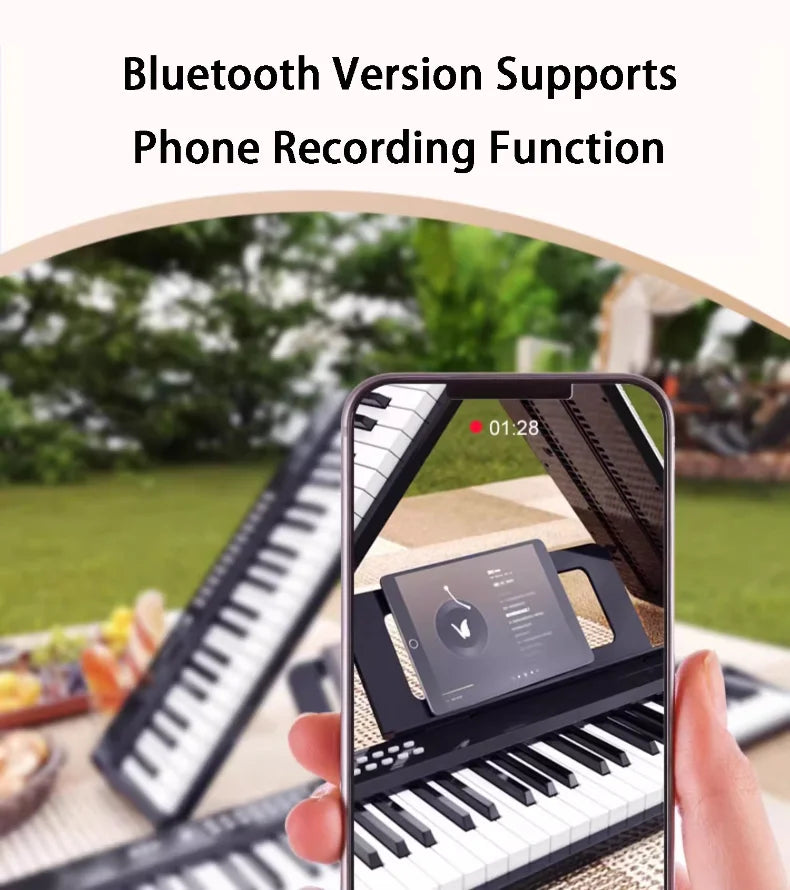 Adult Electronic Piano 88-key Digital Piano Musical Keyboard Synthesizer Professional Pianos Bluetooth Musical Electric Organ