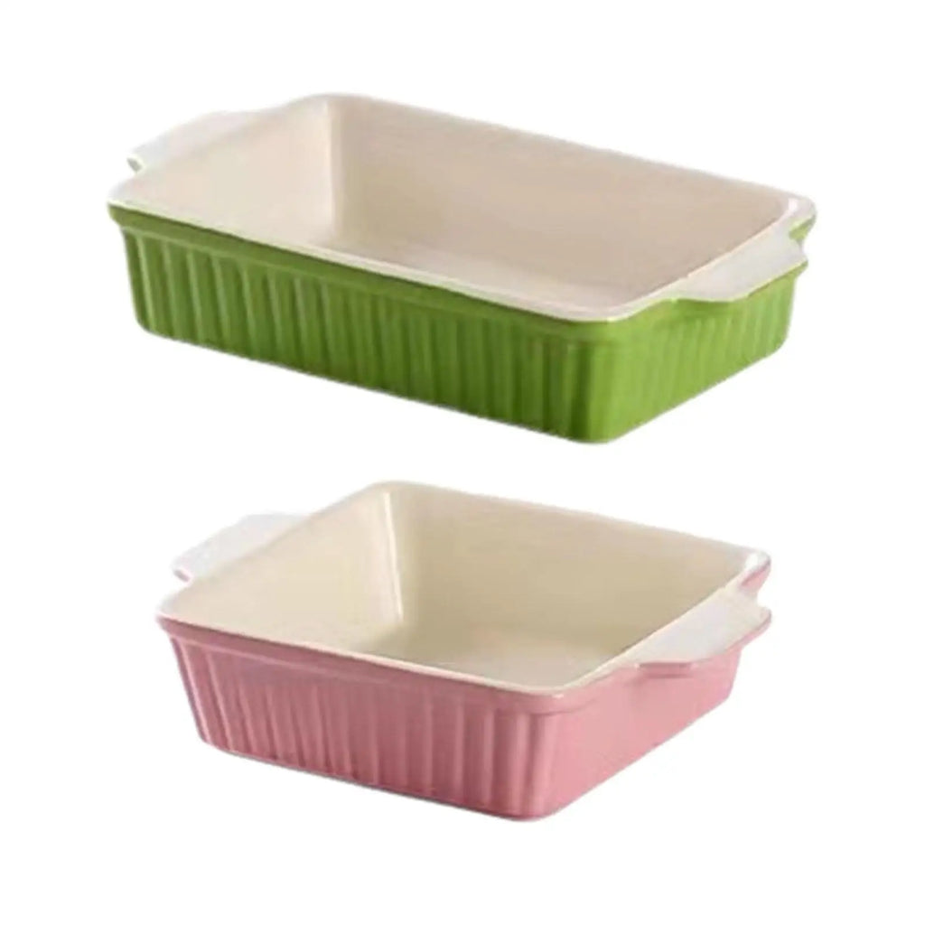 Ceramic Bakeware Porcelain Baking Dishes for Cooking Microwave Oven Banquet