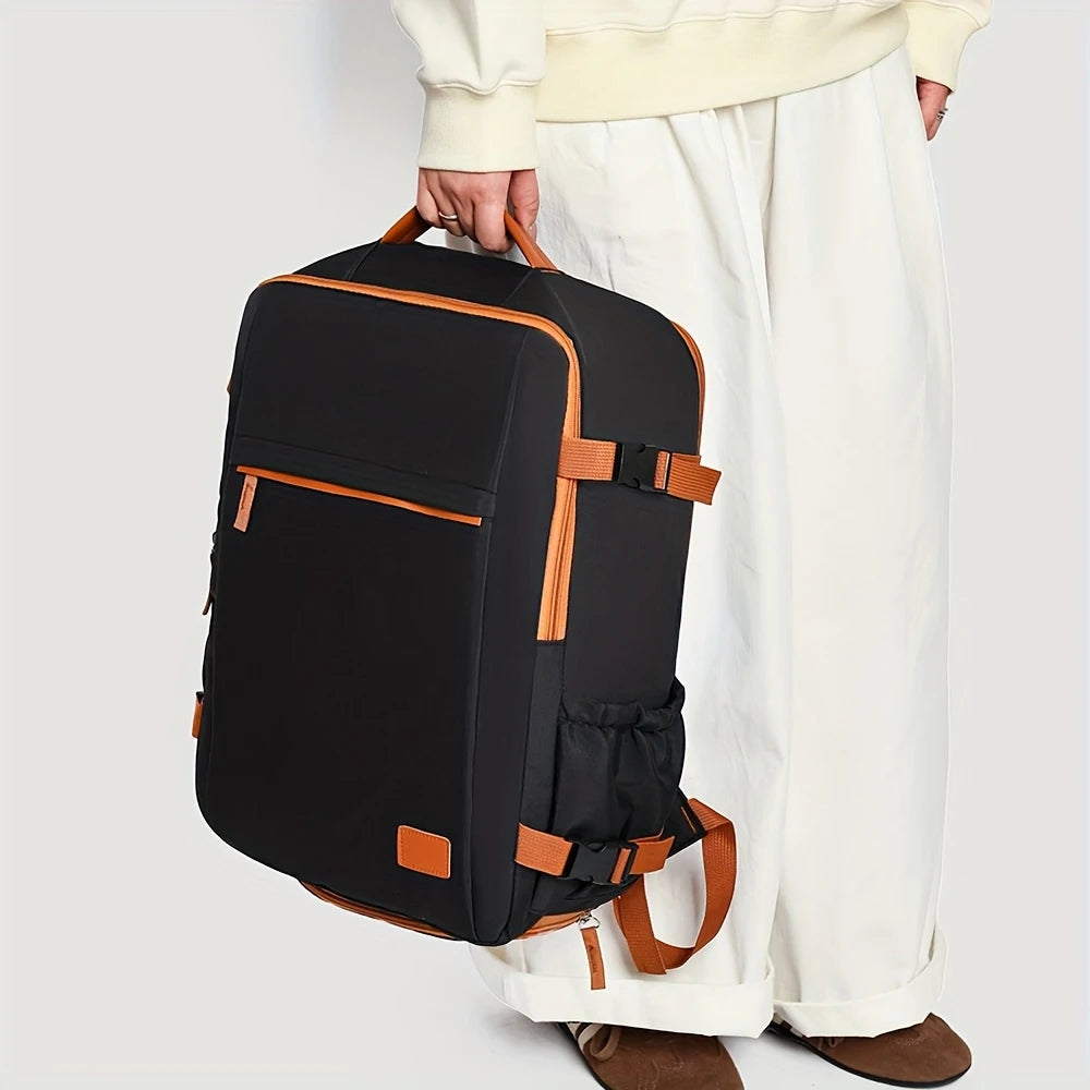 Business Travel Backpack, High-End Thickened Backpack, Shock-Resistant, Large Capacity, Lightweight, Business Travel Luggage Bag