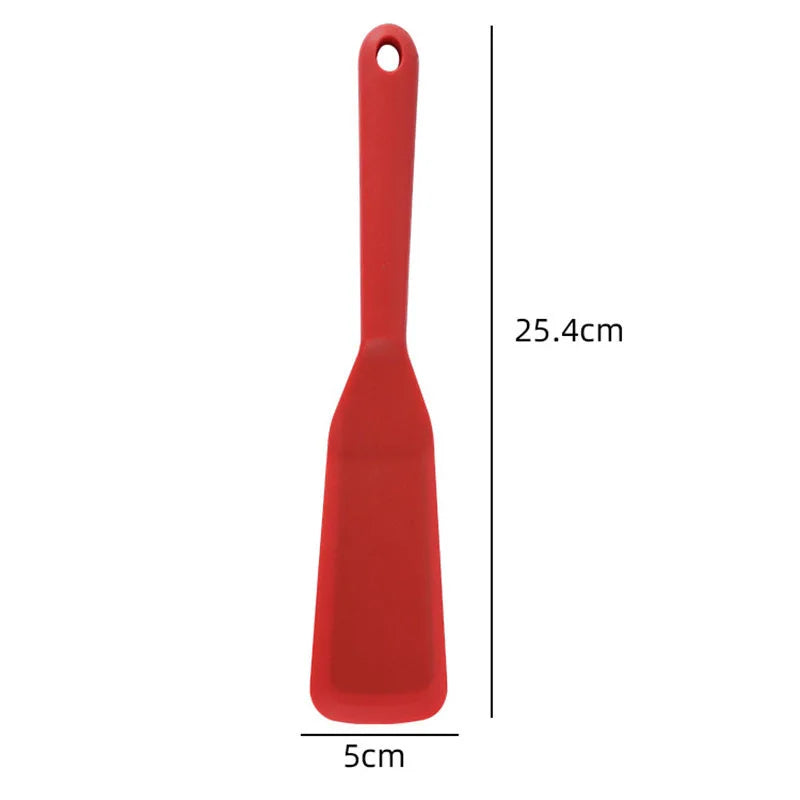 Silicone Frying Shovel High Heat Resistant Kitchen Tools Non-Stick Pancake Fried Egg Transfer Shovel Cooking Leakage Spatula