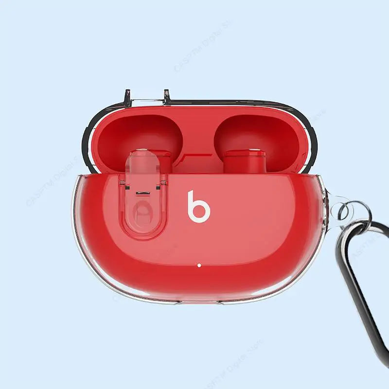Transparent Cover For Beats Studio Buds Plus Funda For Beats Studio Buds Buds+ Clear Lock Coque Studio Buds Plus Earphone Case