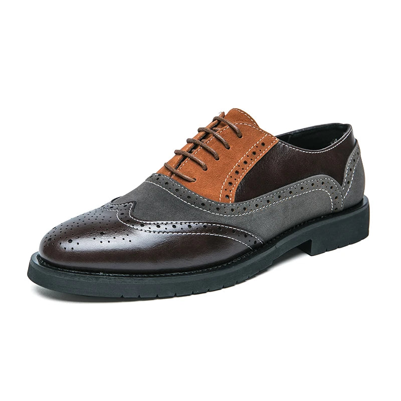 Classic Brand Men's Genuine Leather Shoes Men's Business Shoes High-end Banquet Men's Dress Shoes Versatile Men's Casual Shoes