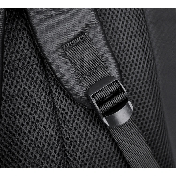 Business backpack, laptop backpack, travel bag, black, large capacity, suitable for different scenarios