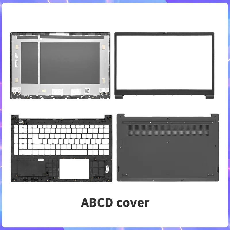 New For ThinkBook 15 IIL 15-IML 15-IIL Laptop Shell LCD Top cover/Back Cover/Front Bezel/Hinges/Bottom Case  Keyboard 15.6-inch