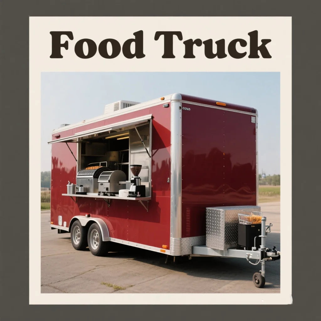 Catering Concession Food Trailers Fully Equipped Foodtruck Fast Food Cart Mobile Kitchen Food Truck Mobile Restaurant