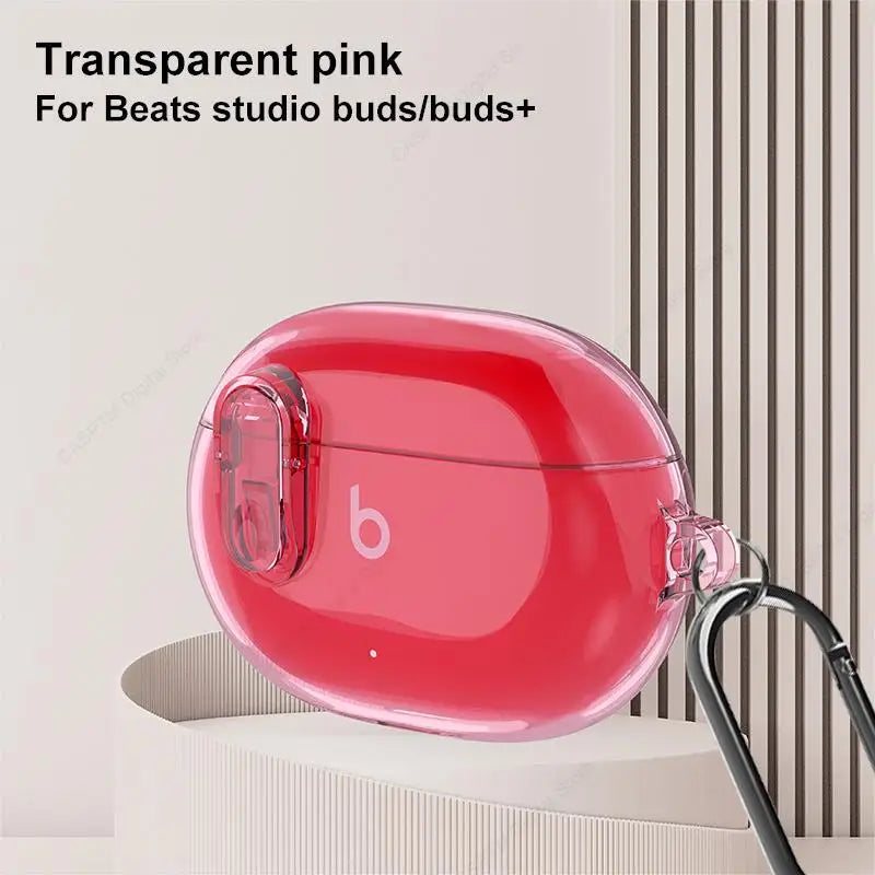 Transparent Cover For Beats Studio Buds Plus Funda For Beats Studio Buds Buds+ Clear Lock Coque Studio Buds Plus Earphone Case