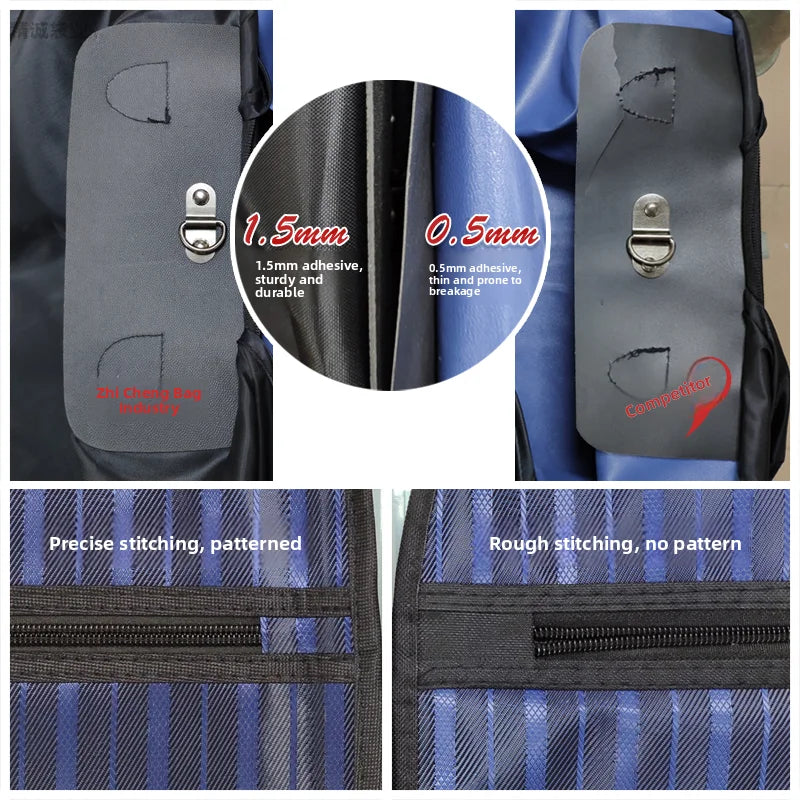 Waterproof Wear-Resistant Business Travel Suit Bag Portability Hanging Suitcase Storage Bag Convenient Oxford Cloth Coat Bag