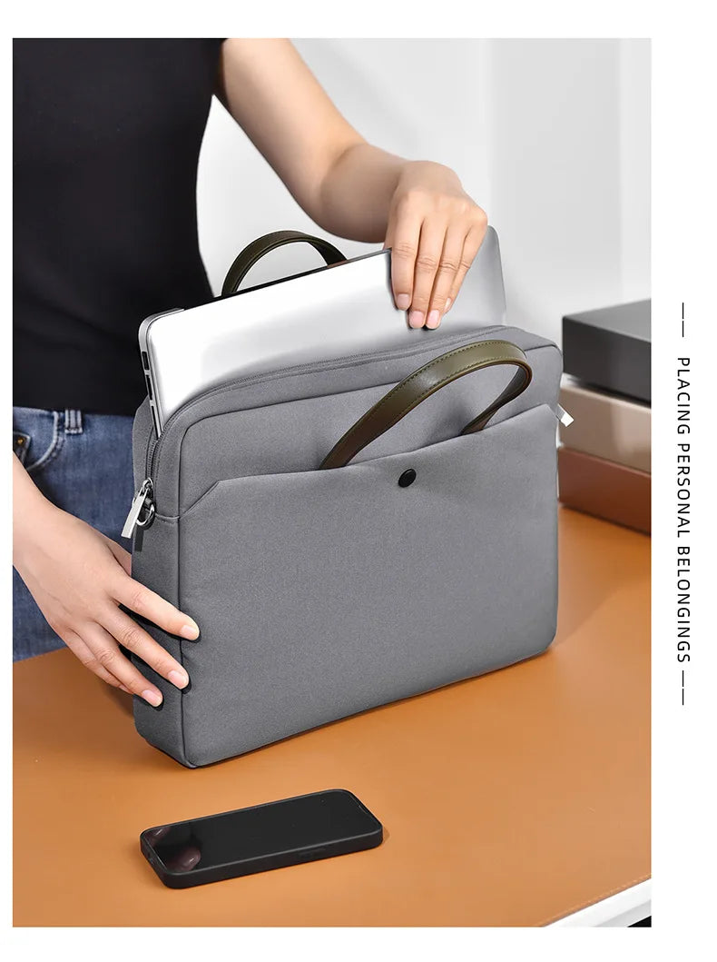 Laptop Bag For Macbook Air Pro 13 16 Case Xiaomi Lenovo Dell HP 13.3 14 15.6 17.3 Inch Notebook Case Shoulder HandBag Briefcases