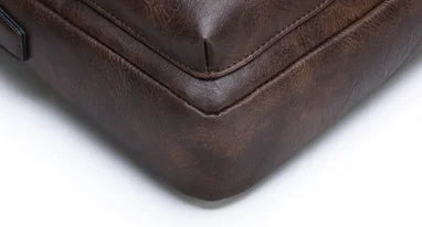 Men Waterproof Business Briefcase Large Capacity Laptop Shoulder Crossbody Commute Bag