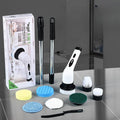 Kitchen and Bathroom Electric Cleaning Brush Charge Gadgets Products Supplies Household Tools Accessories Merchandises Home