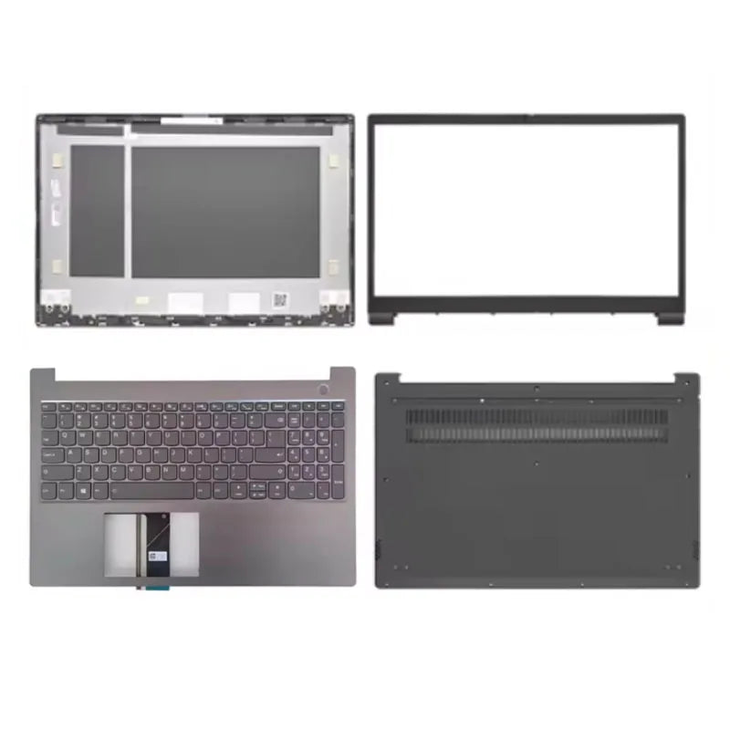 New For ThinkBook 15 IIL 15-IML 15-IIL Laptop Shell LCD Top cover/Back Cover/Front Bezel/Hinges/Bottom Case  Keyboard 15.6-inch