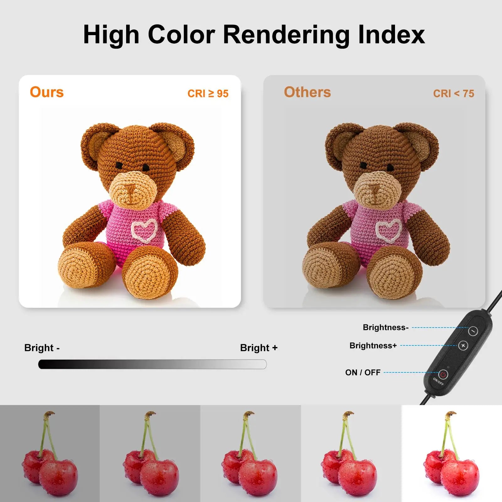 PULUZ 60x60 Photo Studio Light Box Photography Studio Shooting Light Tent Box 6 Colors Backgrounds Tabletop LED Light Studio Box