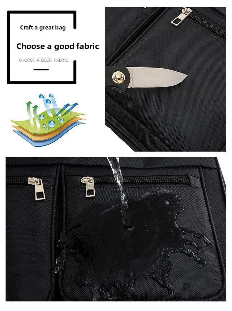 Casual Oxford Cloth Men's Shoulder Crossbody Bag Large Capacity Business Travel Handbag Leisure Sports Bag Stylish Durable