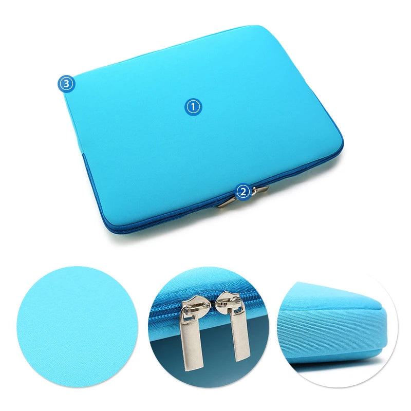Soft Laptop Bag 13 13.6 14 15 15.6 17 inch For Huawei Lenovo ASUS HP Dell Macbook Air Pro 16 M1 M2 Case 2023 Sleeve Liner Cover