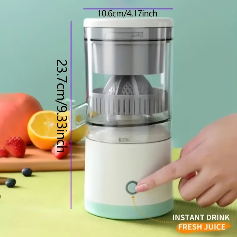 Electric Juicer, Separates Pulp from Juice, Portable Household Orange Juicer, Freshly Squeezed and Ready to Drink, Very Practical