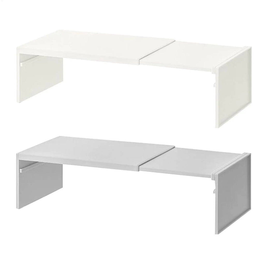Retractable Kitchen Shelf Household stackable Cabinet Layered Easy installation Space saving Storage Rack Fridge Organizer