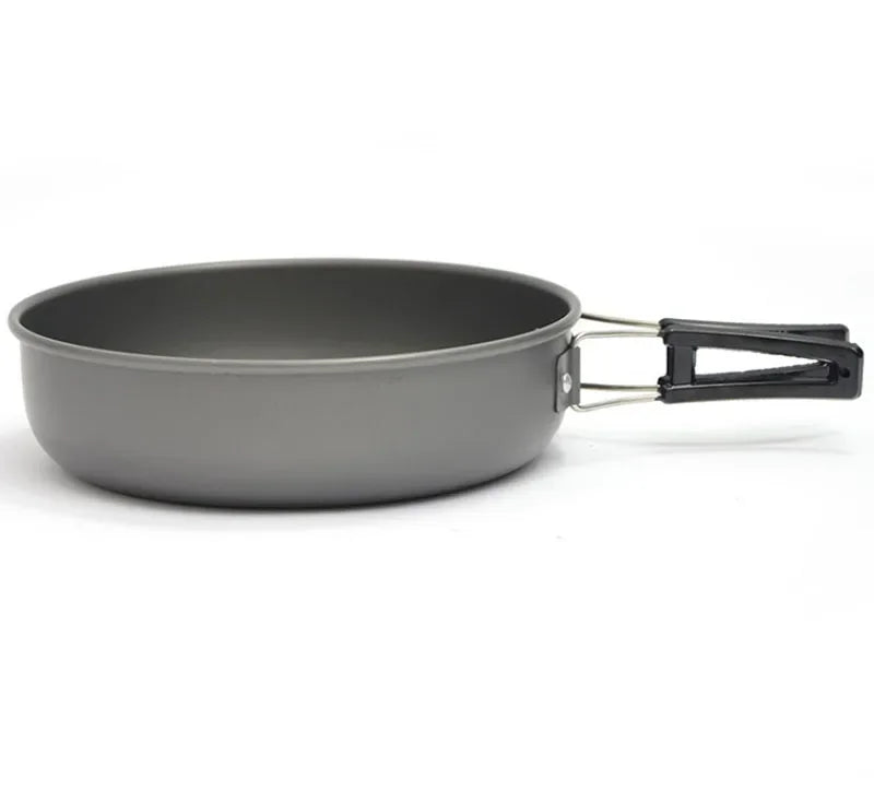 Lightweight and Portable Camping Cookware Set, Pot and Pan with Carrying Bag, Perfect for Outdoor Camping