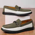Business Formal  Travel Leather Shoes Fashionable and Comfortable Cowhide Suede Casual Shoes Soft Comfortable Mens Driving Shoes