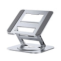 Laptop Stand 360° Rotatable Notebook Holder Liftable Desk Riser Stand Aluminum Alloy Stand Compatible With 9.7-17.3 Inch Laptops