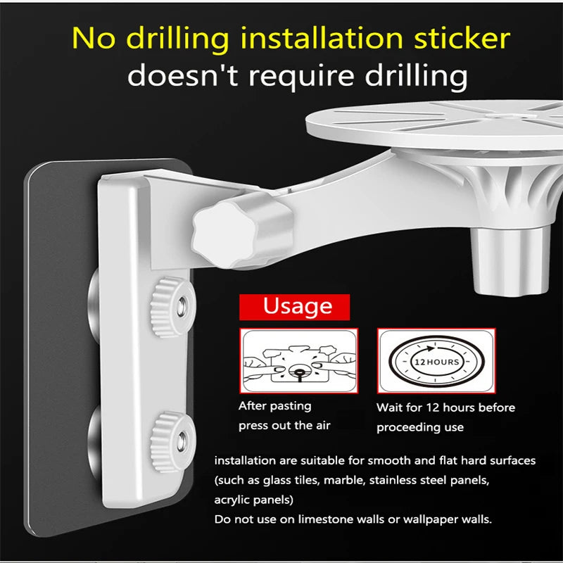Indoor Camera Security Surveillance Accessories Support And Base Camera Support Wall Bracket for Most Surveillance Cameras