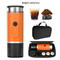 Portable Coffee Maker with 2-In-1 System Heating Water  Large-capacity Battery 9000mAh  for Outdoor Camping Travel  Hotel Office