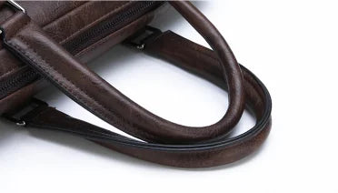 Men Waterproof Business Briefcase Large Capacity Laptop Shoulder Crossbody Commute Bag