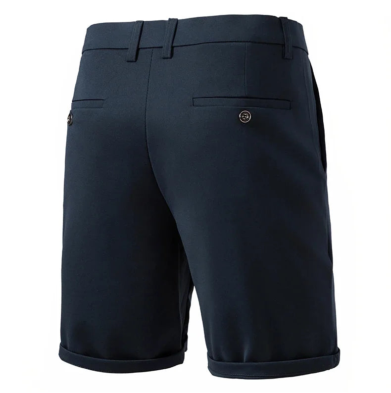 Business Men's Golf Shorts Summer Quick Dry Casual Flat Front Dress Shorts Stretch Hiking Work Wear Dress Shorts with 4 Pockets