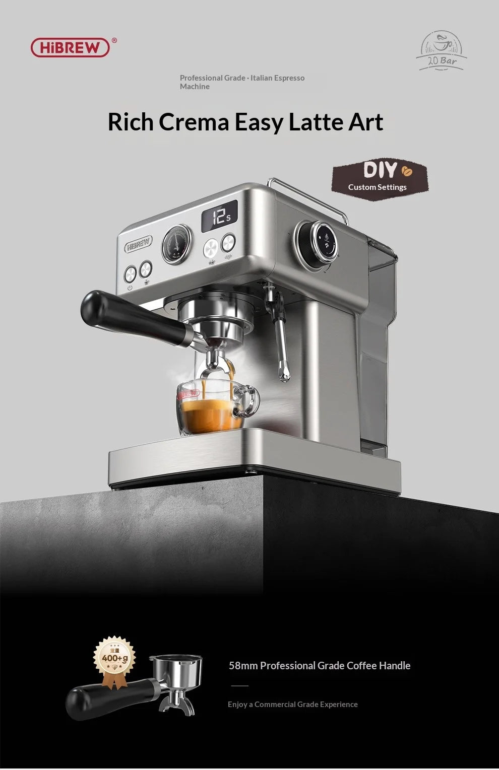 Bean to Cup Professional Barista Coffee Maker Machine Espresso Coffee Machine Best with Grinder