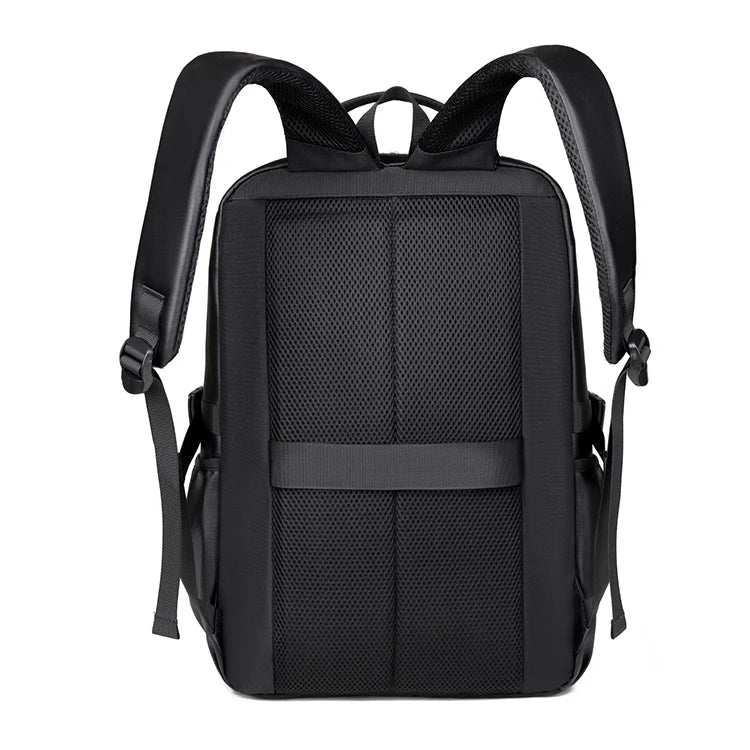 Business backpack, laptop backpack, travel bag, black, large capacity, suitable for different scenarios