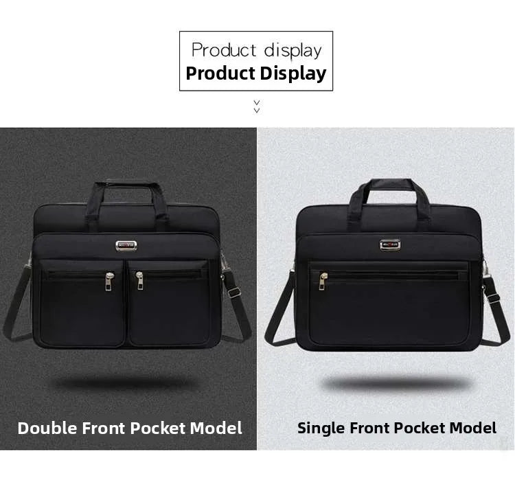 Casual Oxford Cloth Men's Shoulder Crossbody Bag Large Capacity Business Travel Handbag Leisure Sports Bag Stylish Durable