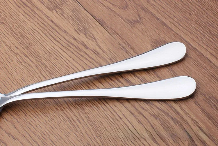Stainless Steel Slotted Serving Spoons, Creative Male Spoon, Dinner Tableware, Skimming Tools, Kitchen Utensils, Self-Service, 2