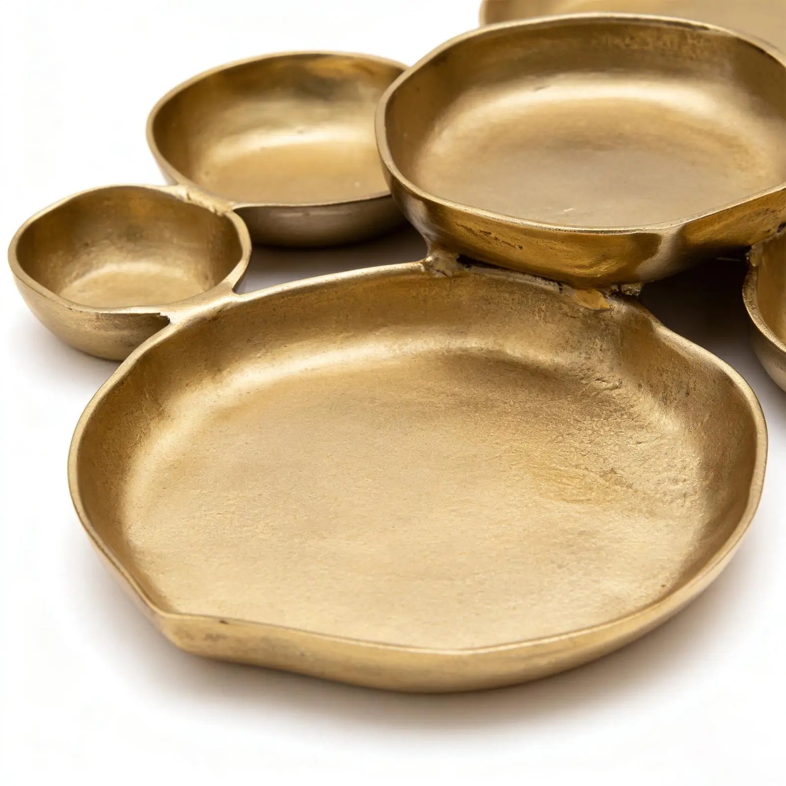 Cluster Serving Bowls 9-Grid Plate Decorative Dessert Plate Multi Bowl Platter With Compartments For Fruit Candy Meals