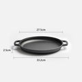 Lightweight Cast Iron Skillet Non-Stick Multi-Use Frying Pan for Stove, Induction, Oven & Outdoor Camping Home Kitchen Griddle
