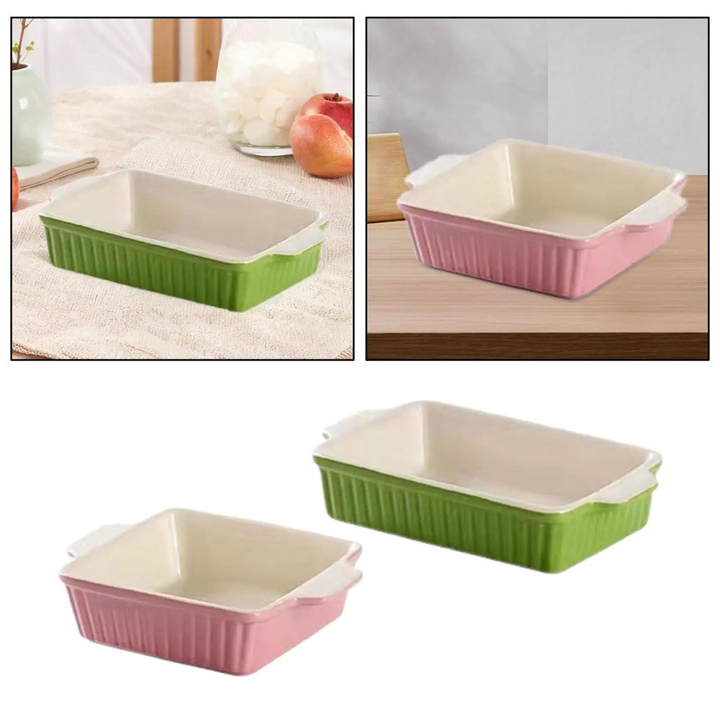 Ceramic Bakeware Porcelain Baking Dishes for Cooking Microwave Oven Banquet