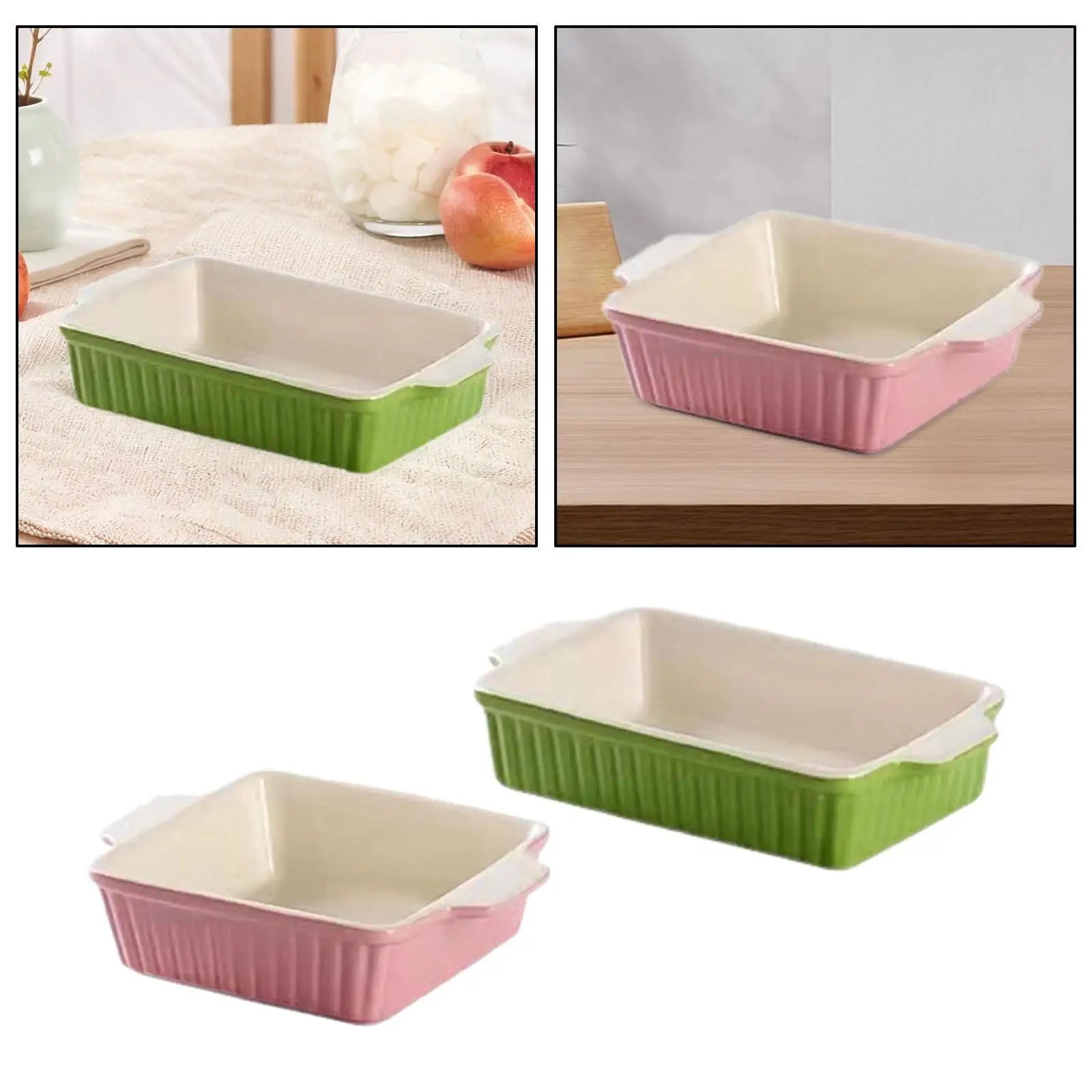 Ceramic Bakeware Porcelain Baking Dishes for Cooking Microwave Oven Banquet