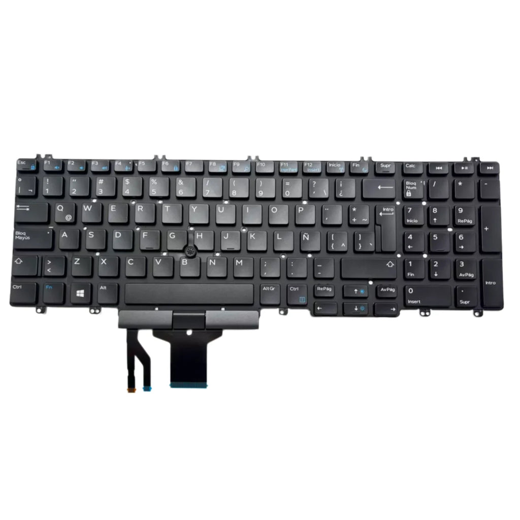 100% Original New Latin LA Laptop Keyboard For Dell Precision 7530 7540 M7530 E7530 7730 7740 02JWKF