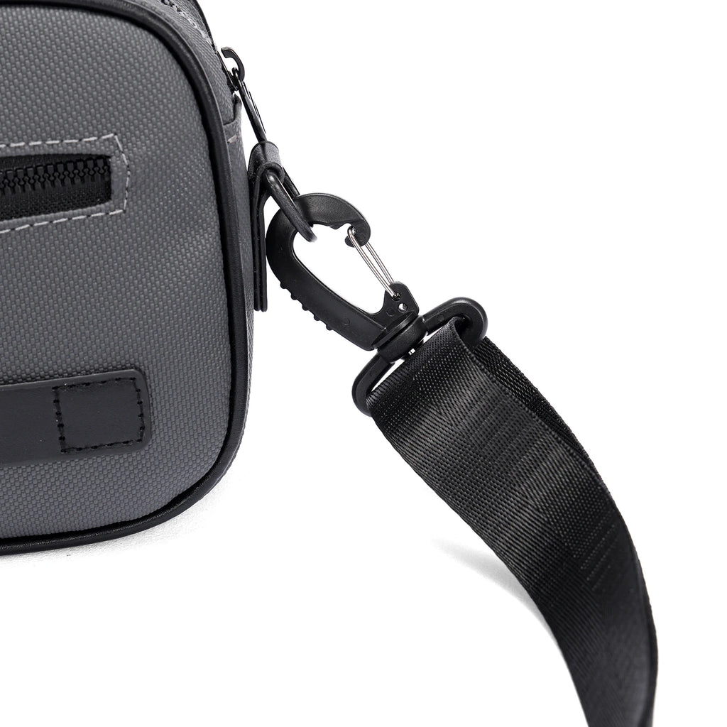 Adjustable Strap Men's Business Bag – Soft PU Leather Crossbody for Commute Travel & Daily Use