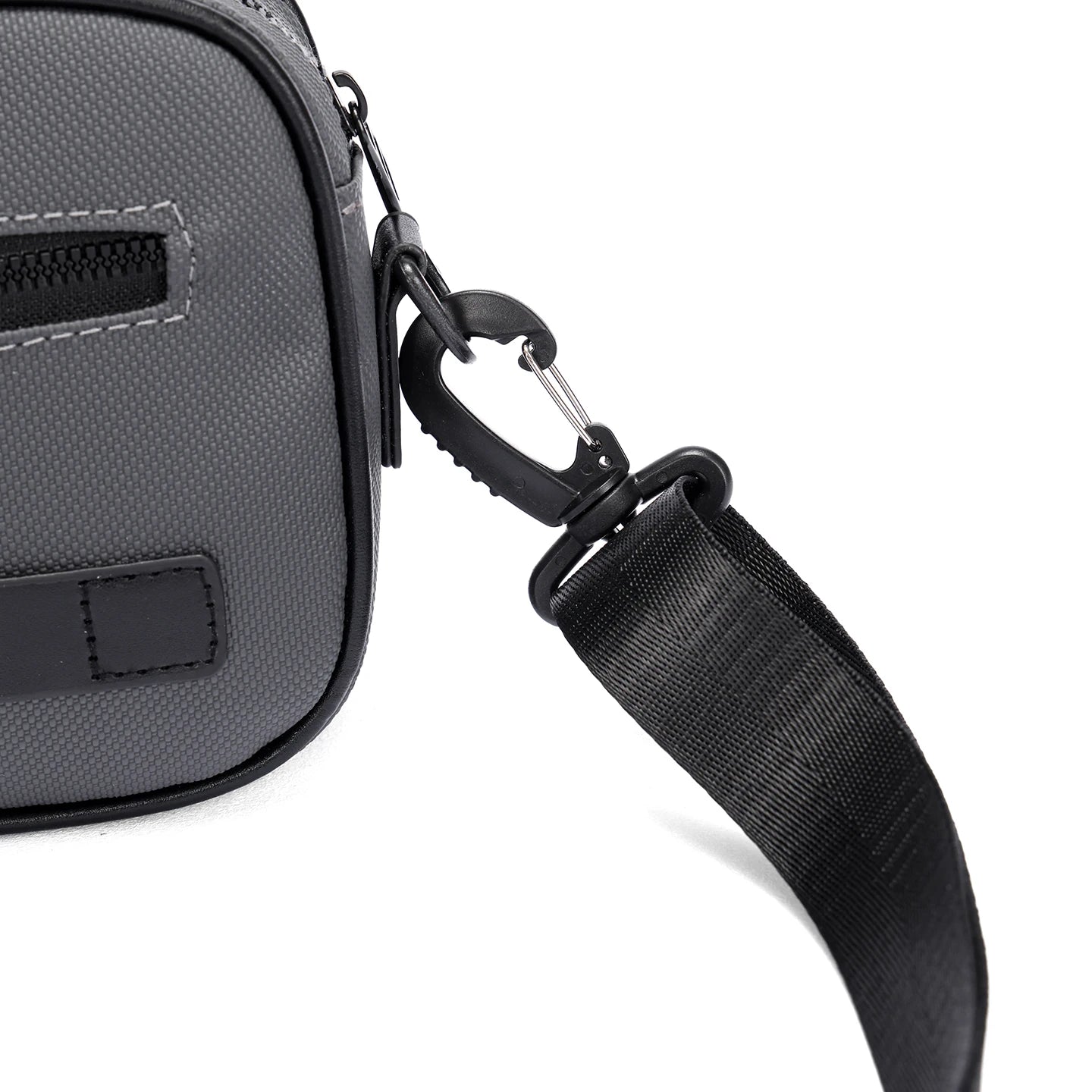 Adjustable Strap Men's Business Bag – Soft PU Leather Crossbody for Commute Travel & Daily Use