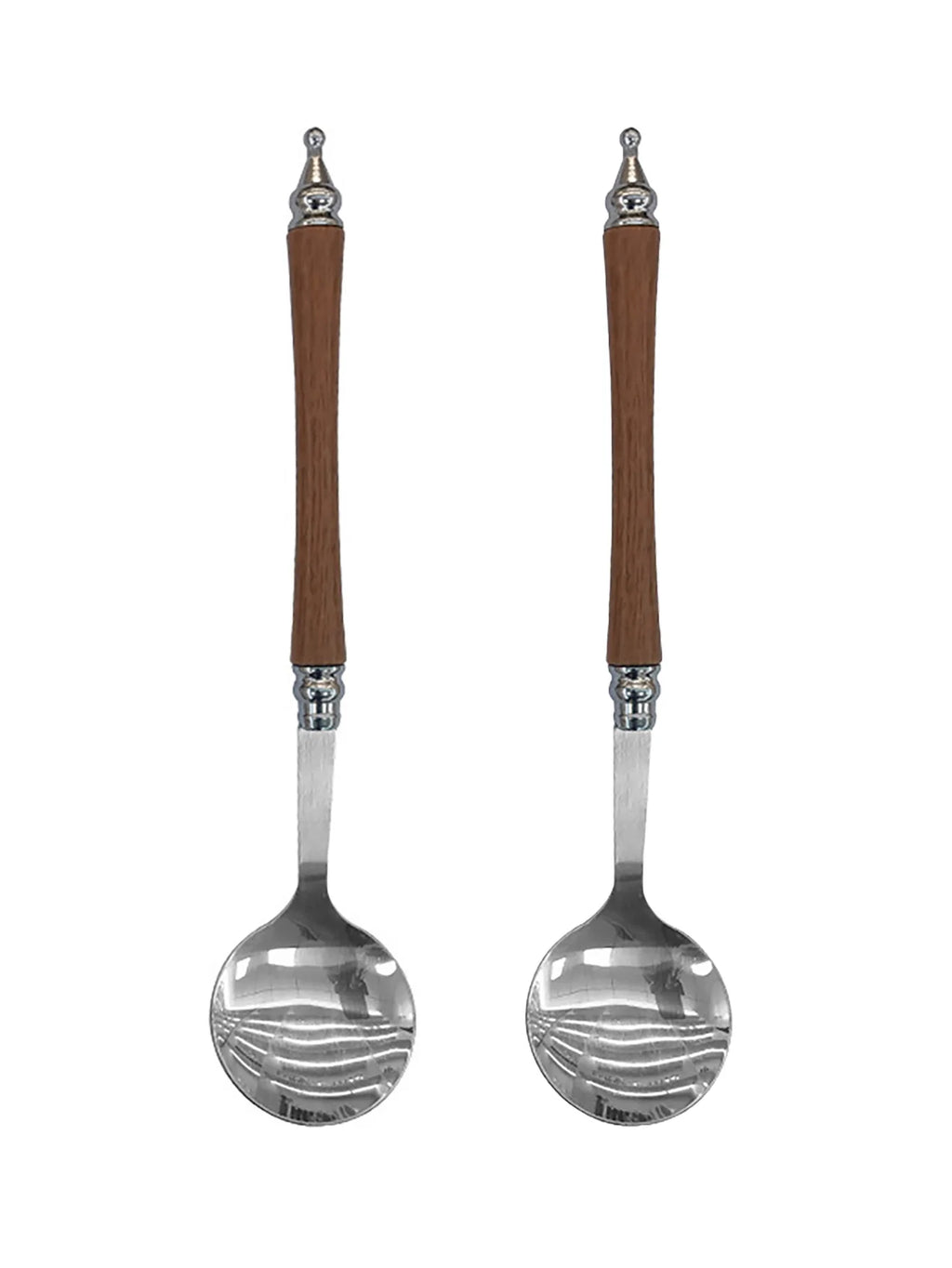 Stainless steel spoons,  vintage, aristocratic design, suitable for soup, Western-style meals, rice, pasta, and desserts