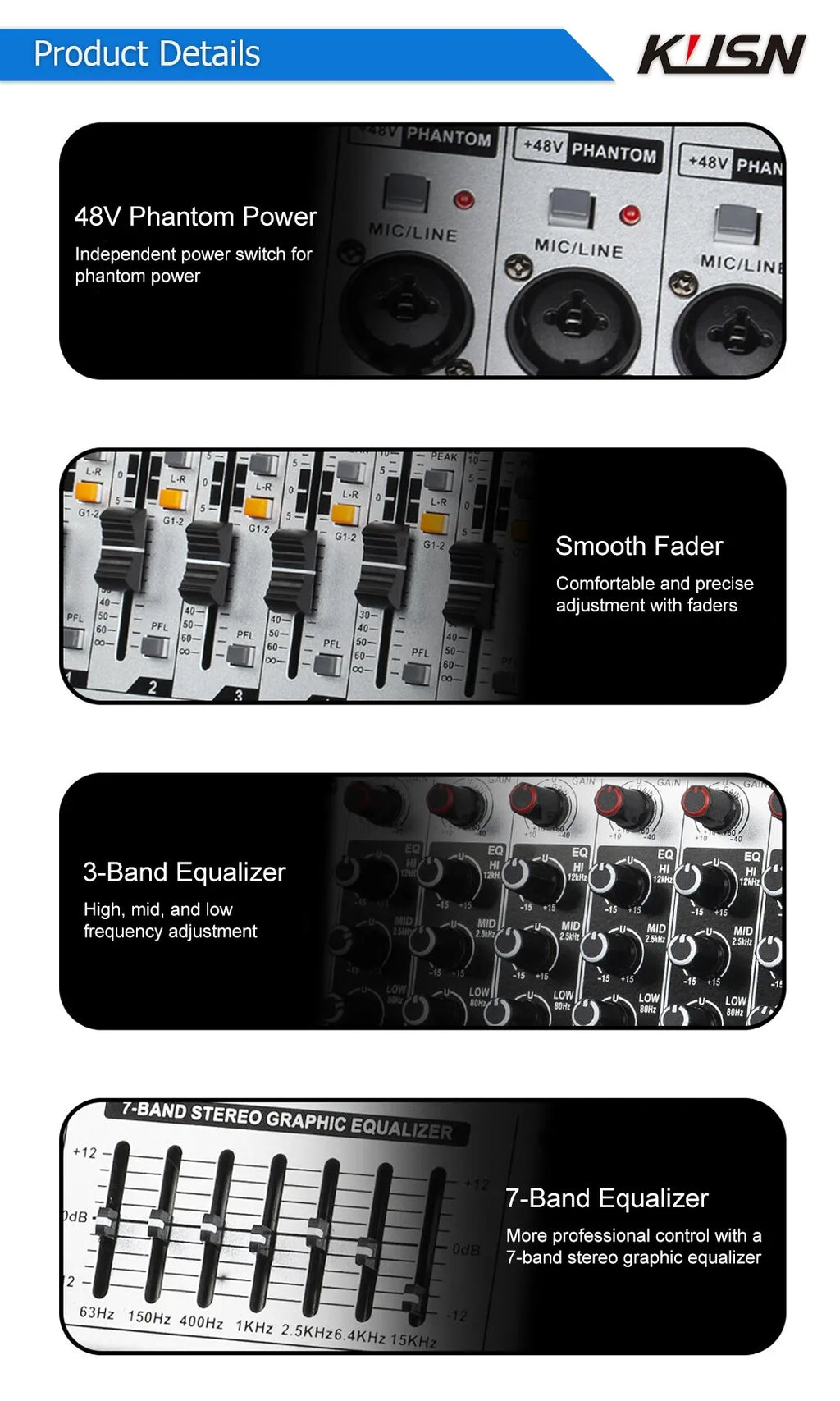 12 Channel 99 DSP Digital Mixer Professional Powered Audio Mixing Console Power Soundcraft Sound Mixer with Bluetooth USB