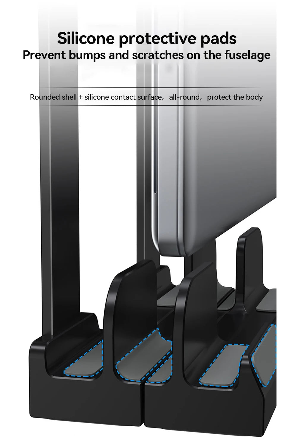 Foldable Laptop Stand Notebook Computer Holder Accessories for Macbook iPad Tablet Phone Storable Holder Dual use adjustable