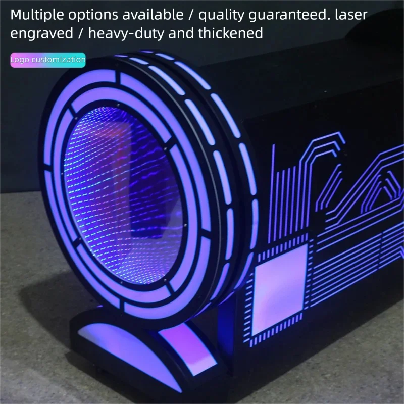 Bar LED DJ Table, Luminous Mixing Console, Nightclub Dance CD Player Stand,Movable Customization, DJ Equipment