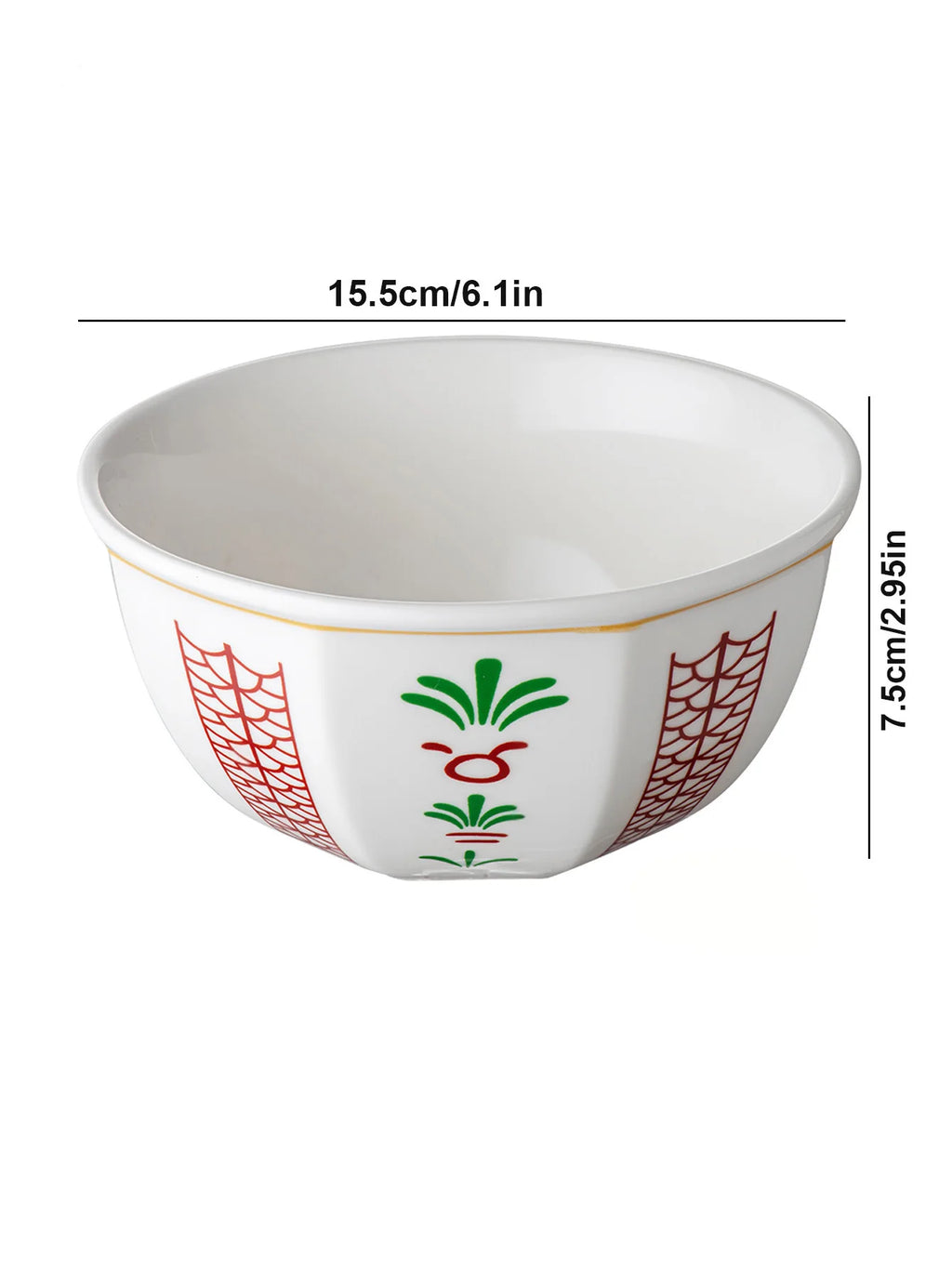 1 piece dessert bowl/cup set, Middle Eastern style (tulip or coconut tree pattern), can be used as a tray for placing snacks and