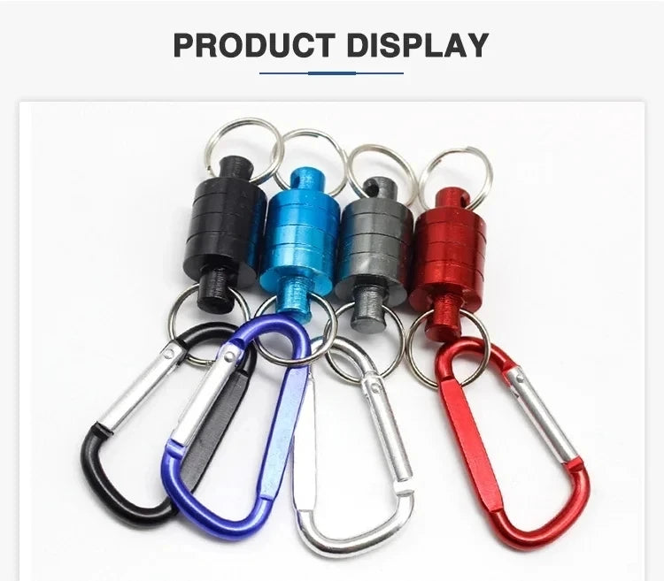 Burle Wholesale Outdoor Fishing Gear Magnetic Buckle Carabiner Strong Magnetic Portable Mountaineering Buckle