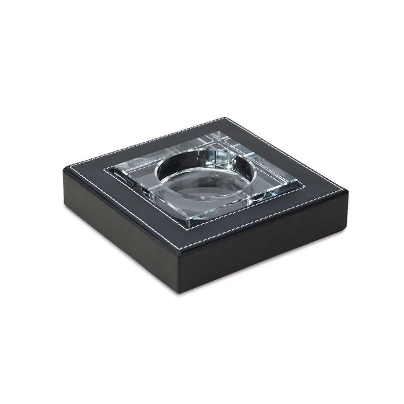 High-End Business Leather Office Supplies Set, Pen Holder, Desktop File Cabinet, Desktop Storage Box