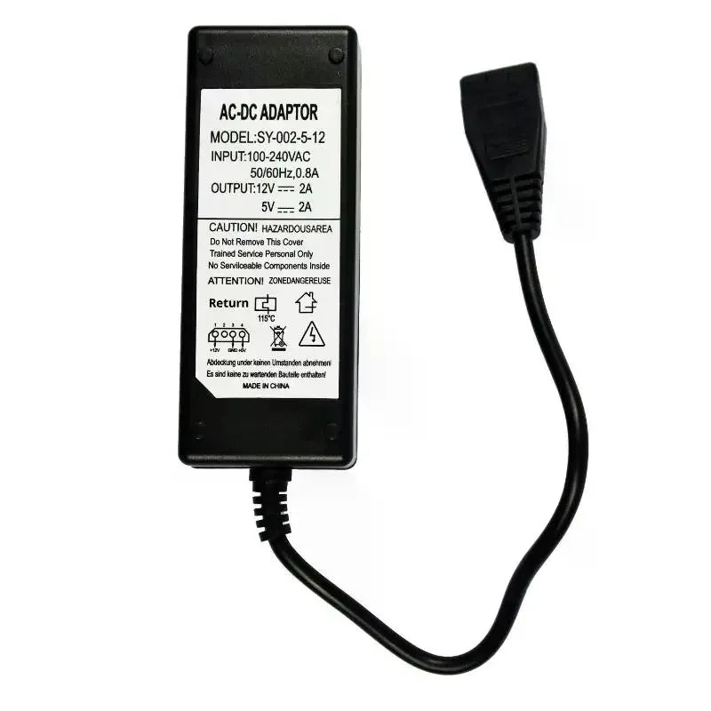 DIY Accessories 12V/5V 2A USB To IDE/SATA Power Supply Adapter Hard Drive/HDD/CD-ROM AC DC